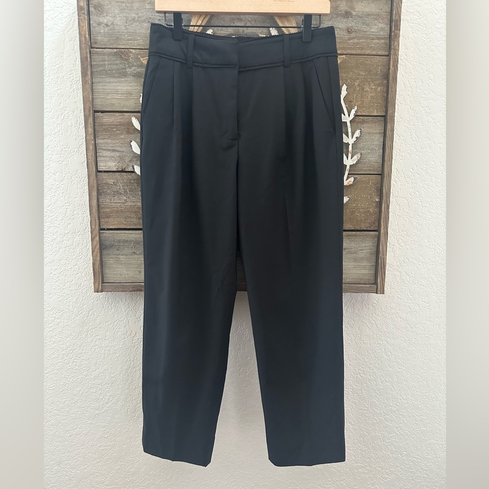 J. Crew Classic Black Lined Dress Pants ladies size 2